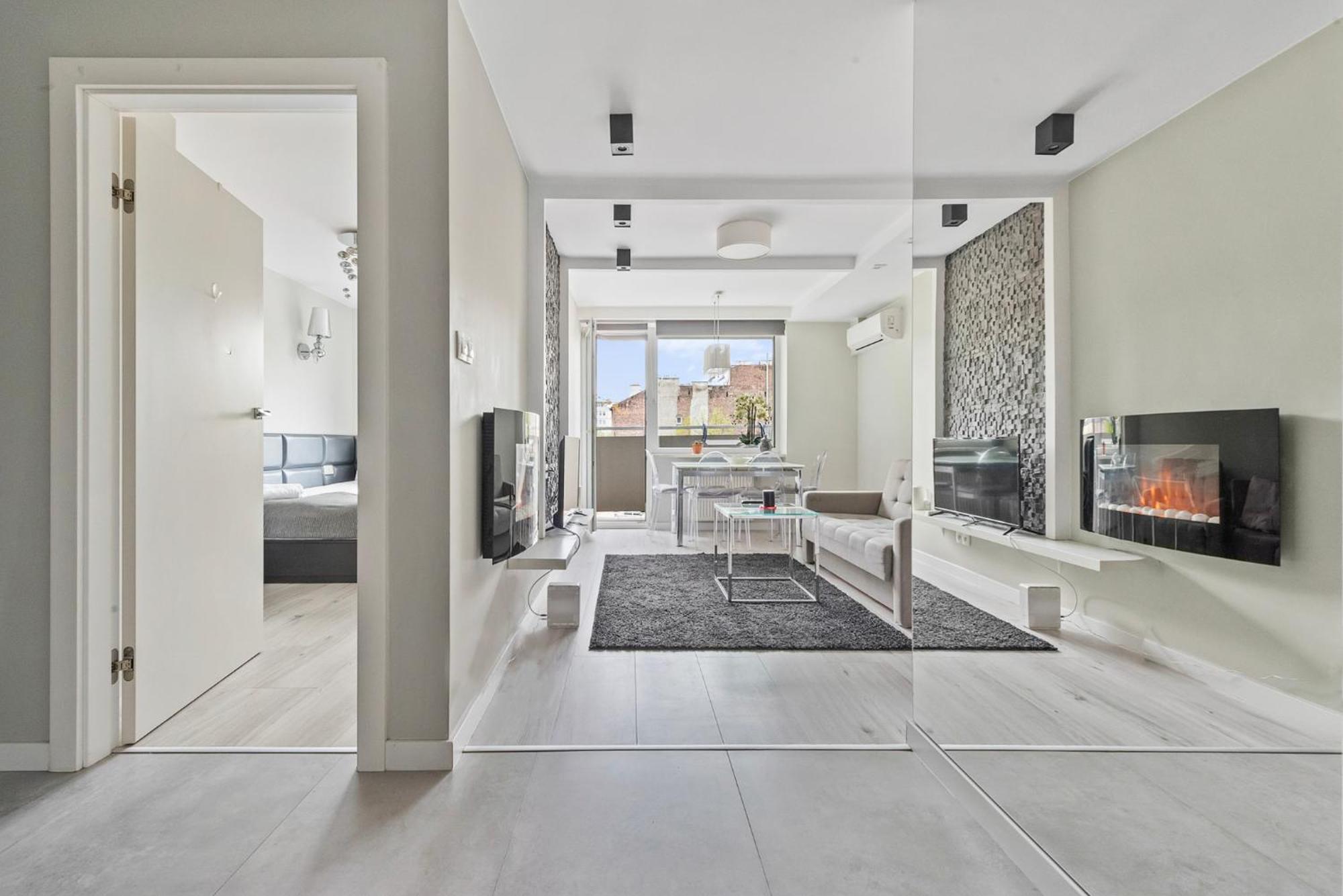 Rentplanet - Apartament Mokotowska ワルシャワ エクステリア 写真